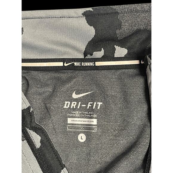 Nike Element Running Dri-Fit Gray Camo 1/4 Zip Pullover Sweatshirt Men Sz Large - Picture 5 of 9
